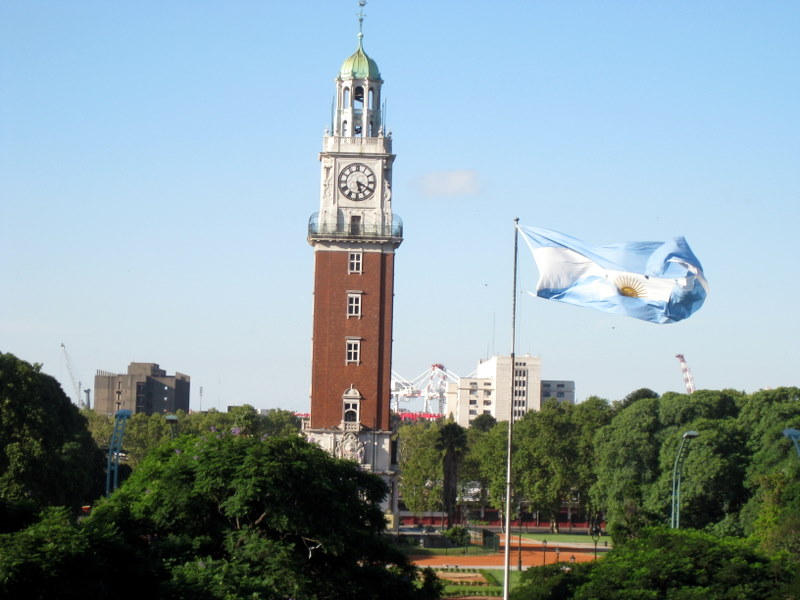Buenos Aires Flag and Tower image