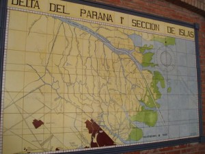 Tigre_Delta_Map_In_Train_Station Image