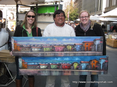 Plaza de Armas Santiago painting 2 Plaza de Armas Santiago painting 2 image