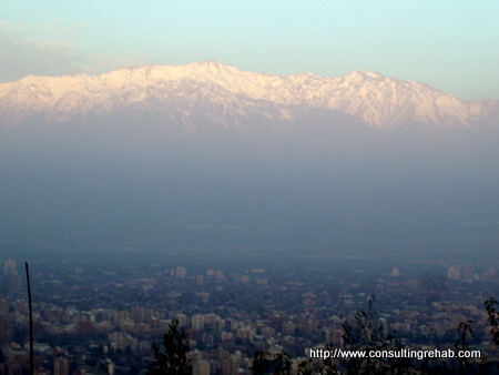 Andes mountains around Santiago, Chile Andes mountains around Santiago, Chile image