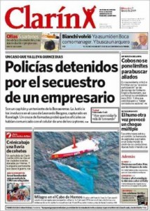 clarin front page image