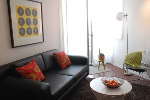 Santiago rental apartment living room image