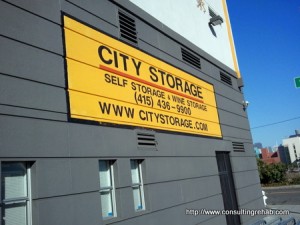 City storage sign image